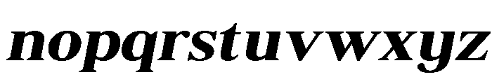 Shequan-BoldSemExpIta Font LOWERCASE