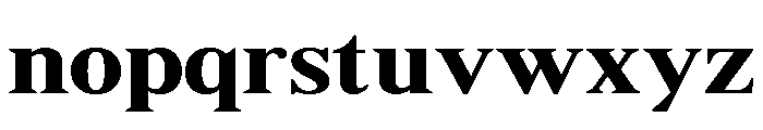 Shequan-BoldSemiExpanded Font LOWERCASE