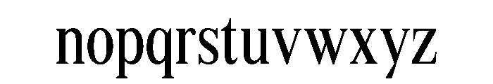 Shequan-Condensed Font LOWERCASE