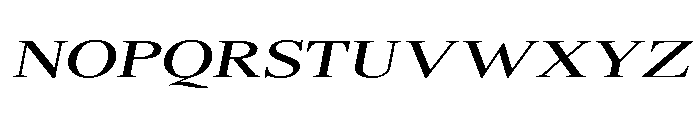Shequan-ExpandedItalic Font UPPERCASE