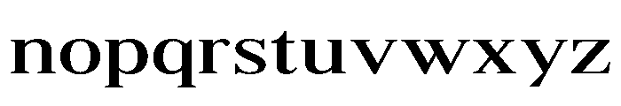 Shequan-Expanded Font LOWERCASE