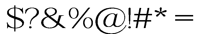 Shequan-ExtLtSemExp Font OTHER CHARS