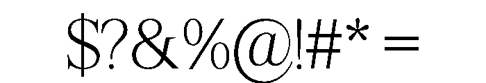 Shequan-ExtLtSemiCond Font OTHER CHARS