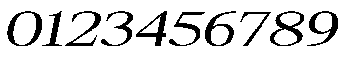 Shequan-LightExpandedItalic Font OTHER CHARS