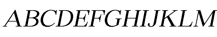 Shequan-LightItalic Font UPPERCASE
