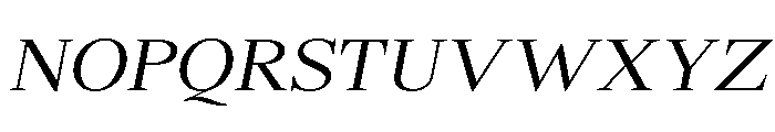 Shequan-LightItalic Font UPPERCASE