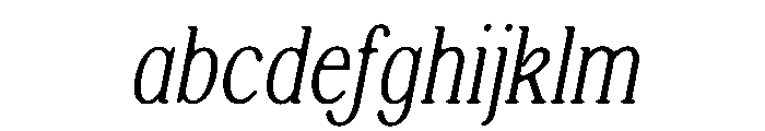 ShequanSoft-ThinCondIta FONT