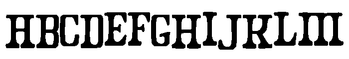 Sheriff_Badge Font UPPERCASE