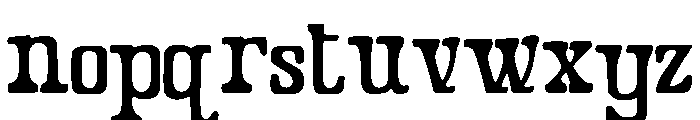 Sheriff_Badge Font LOWERCASE