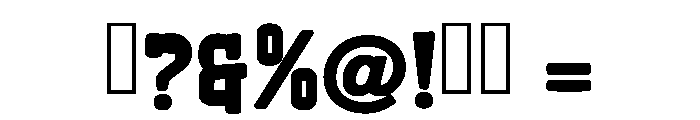 Sheriff Cowboy Regular Font OTHER CHARS