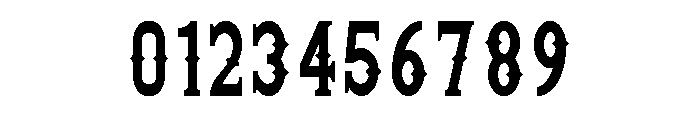 Sheriff Font OTHER CHARS