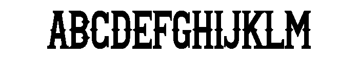 Sheriff Font UPPERCASE