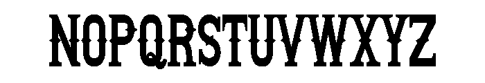 Sheriff Font UPPERCASE