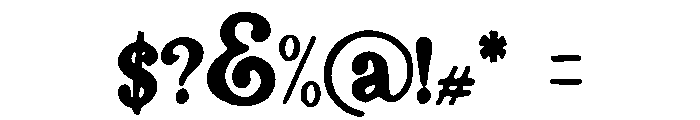 Sheriffs_Mark Font OTHER CHARS