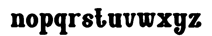 Sheriffs_Mark Font LOWERCASE