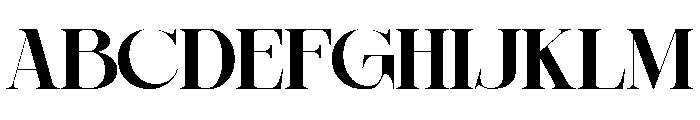 Sherlock Bold Expanded Font UPPERCASE