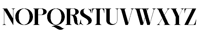 Sherlock Bold Expanded Font UPPERCASE
