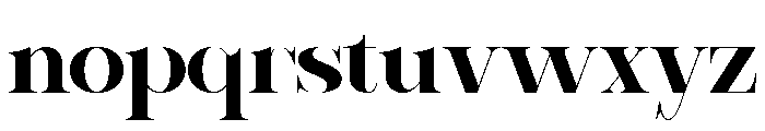 Sherlock Bold Expanded Font LOWERCASE