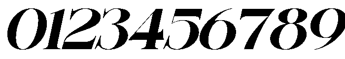 Sherlock Bold ExtExp Slant Font OTHER CHARS