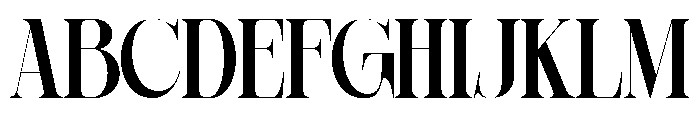 Sherlock Bold Extra Condensed Font UPPERCASE