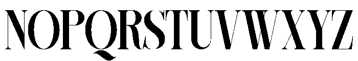 Sherlock Bold Extra Condensed Font UPPERCASE