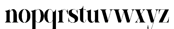 Sherlock Bold Extra Condensed Font LOWERCASE
