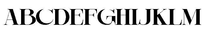 Sherlock Bold Extra Expanded Font UPPERCASE