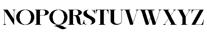 Sherlock Bold Extra Expanded Font UPPERCASE