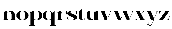 Sherlock Bold Extra Expanded Font LOWERCASE