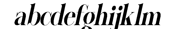Sherlock Bold ExtraCond Slant FONT
