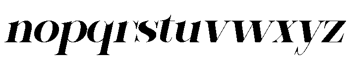Sherlock Bold SemExp Slant Font LOWERCASE