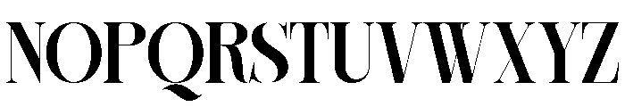 Sherlock Bold Semi Condensed Font UPPERCASE