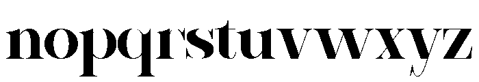 Sherlock Bold Semi Expanded Font LOWERCASE
