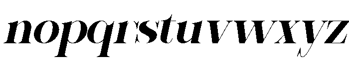 Sherlock Bold Slanted Font LOWERCASE
