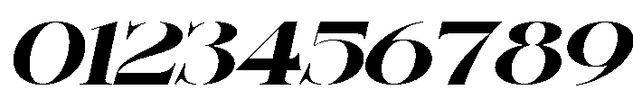 Sherlock Bold UltExp Slant Font OTHER CHARS