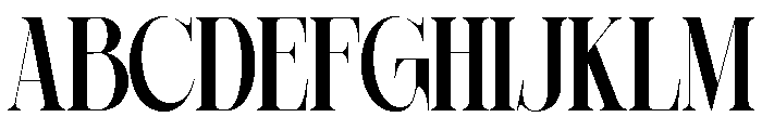 Sherlock Bold Ultra Condensed Font UPPERCASE