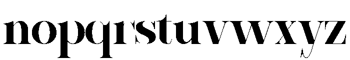 Sherlock Bold Font LOWERCASE