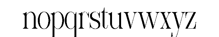 Sherlock ExtLt ExtraCond Font LOWERCASE