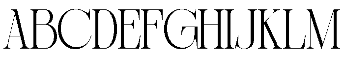 Sherlock ExtLt SemiCond Font UPPERCASE