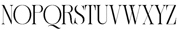 Sherlock ExtLt SemiCond Font UPPERCASE