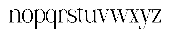 Sherlock ExtLt SemiCond Font LOWERCASE