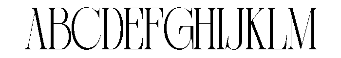 Sherlock ExtLt UltraCond Font UPPERCASE