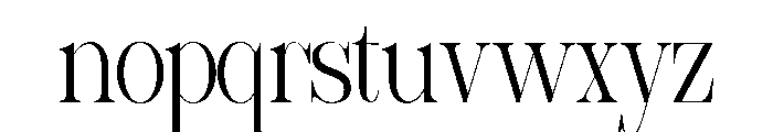 Sherlock Extra Light Condensed Font LOWERCASE