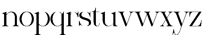Sherlock Extra Light Expanded Font LOWERCASE