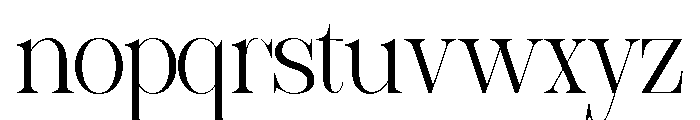 Sherlock Extra Light Font LOWERCASE