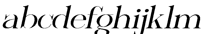 Sherlock Light ExtExp Slant FONT