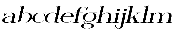 Sherlock Light UltExp Slant FONT