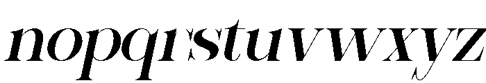 Sherlock Med SemExp Slant Font LOWERCASE