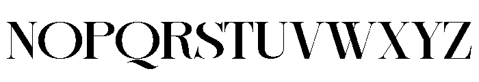Sherlock Medium Extra Expanded Font UPPERCASE