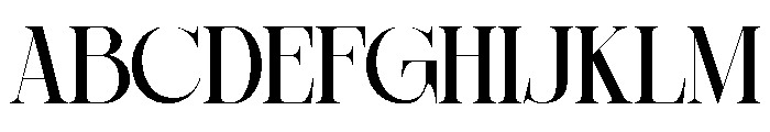 Sherlock Medium Font UPPERCASE